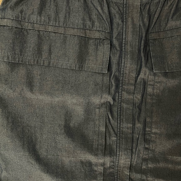 Theory Sleeveless Navy Mini Dress with full zip up front & pockets sz M EUC - Picture 7 of 10